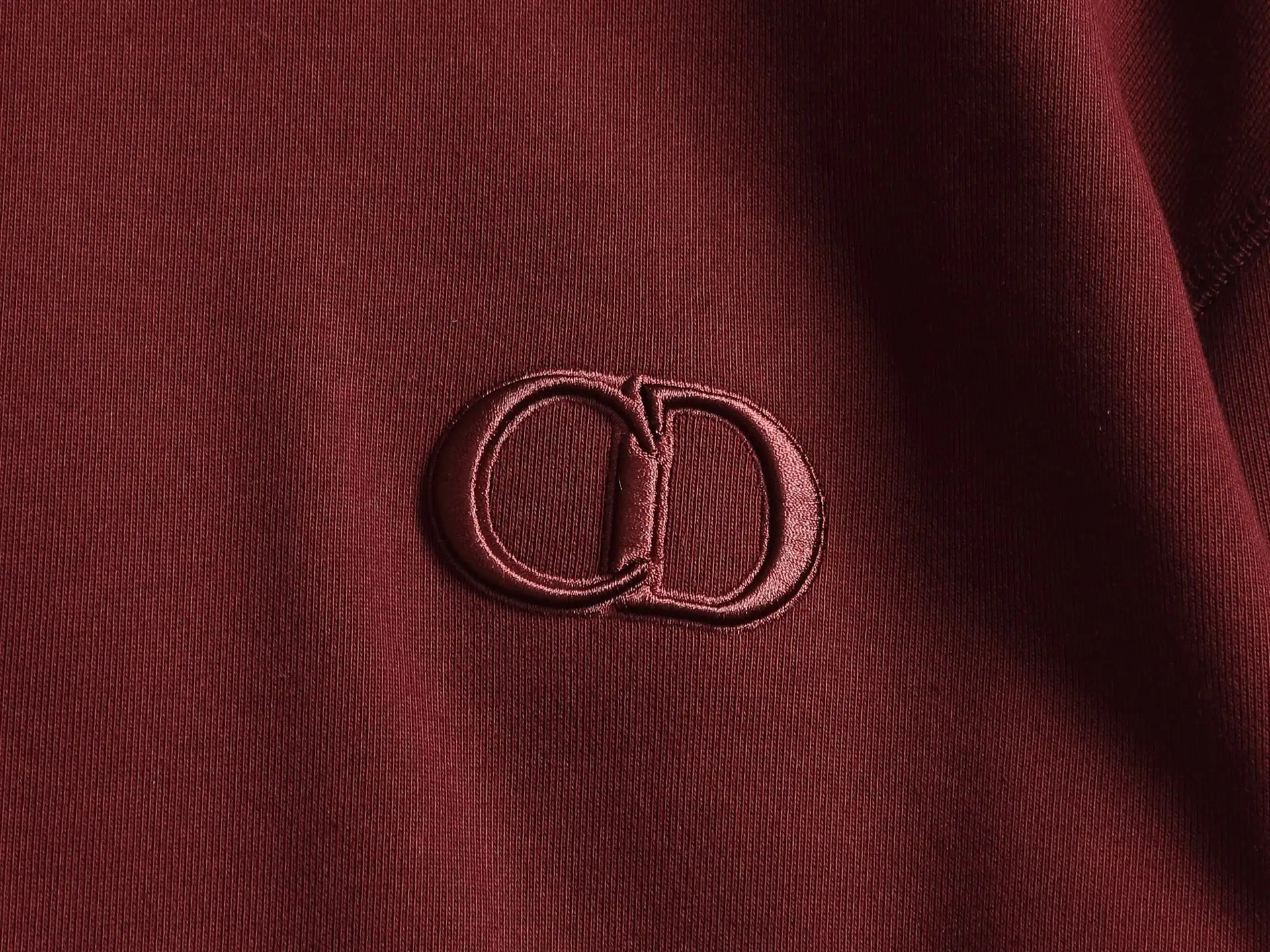 CD Logo Embroidered Crew-Neck Sweatshirt D18021493 — view 4