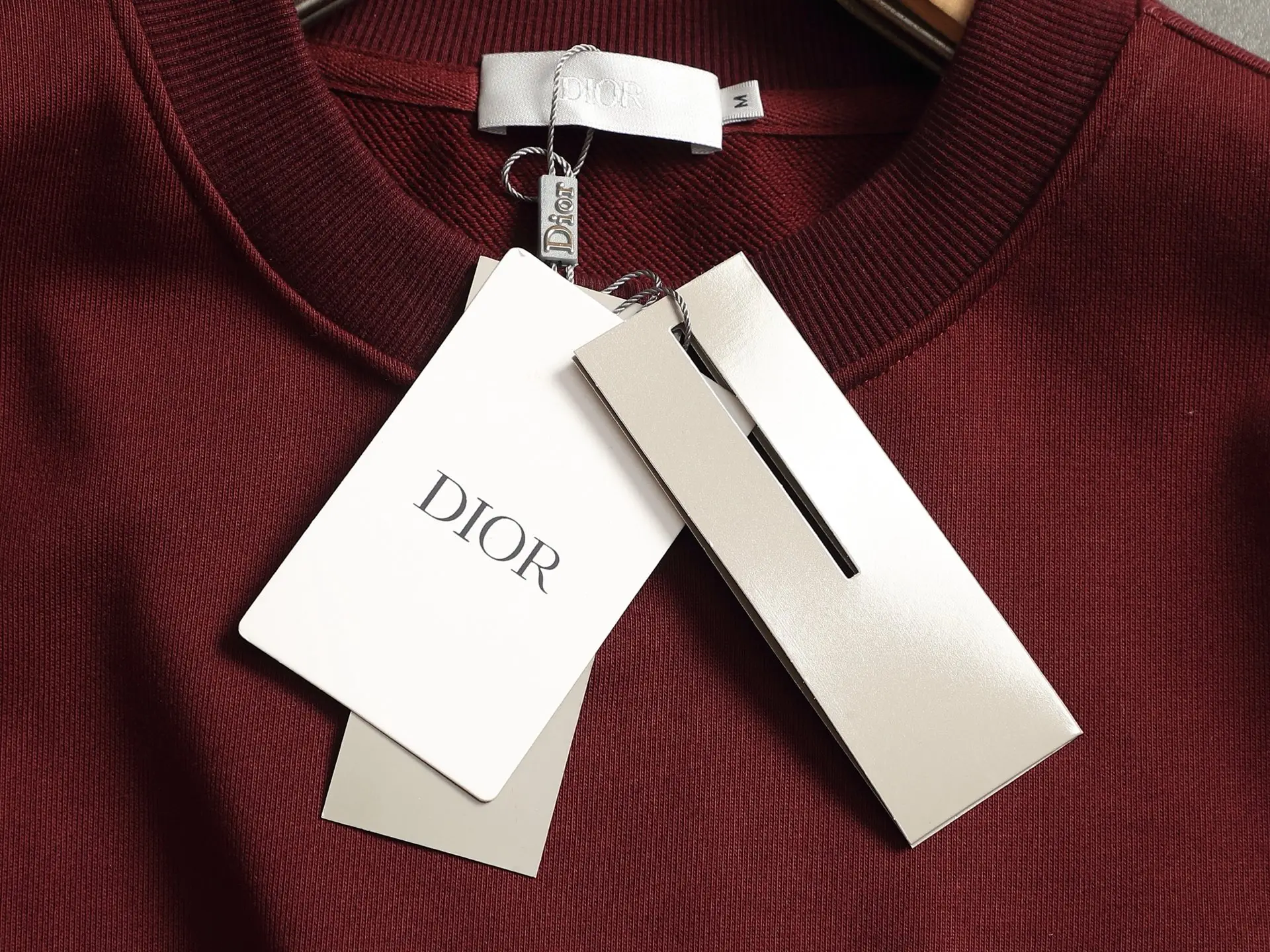 CD Logo Embroidered Crew-Neck Sweatshirt D18021493 — view 5