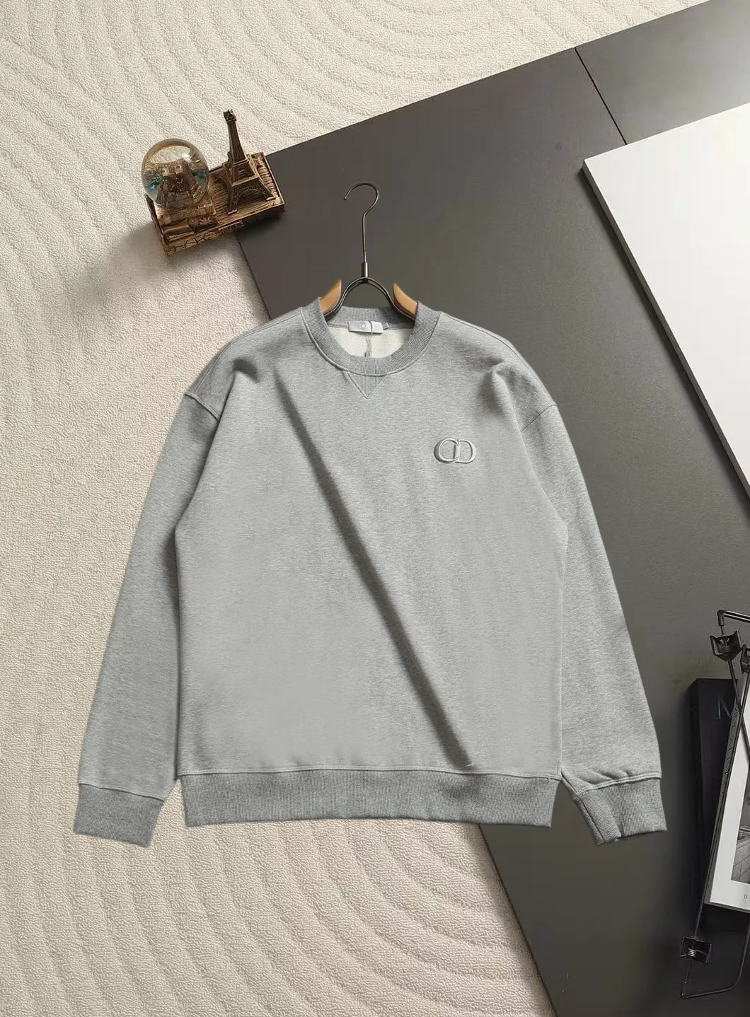 CD Icon Embroidered Crew-Neck Sweatshirt D18021494