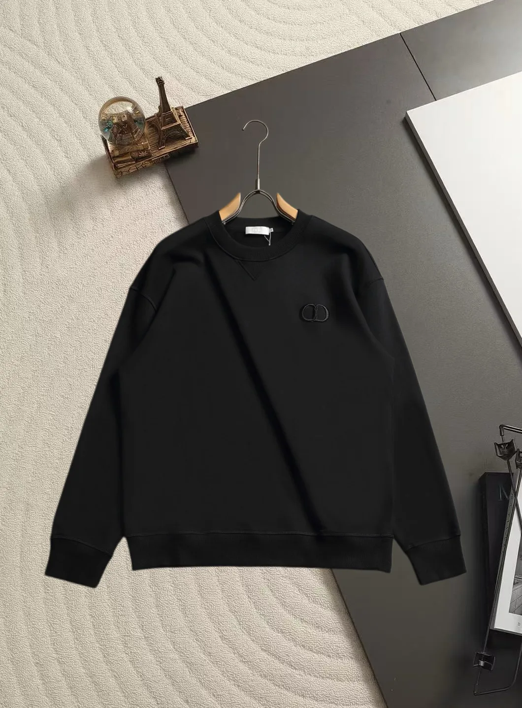 CD Icon Embroidered Crew-Neck Sweatshirt D18021495