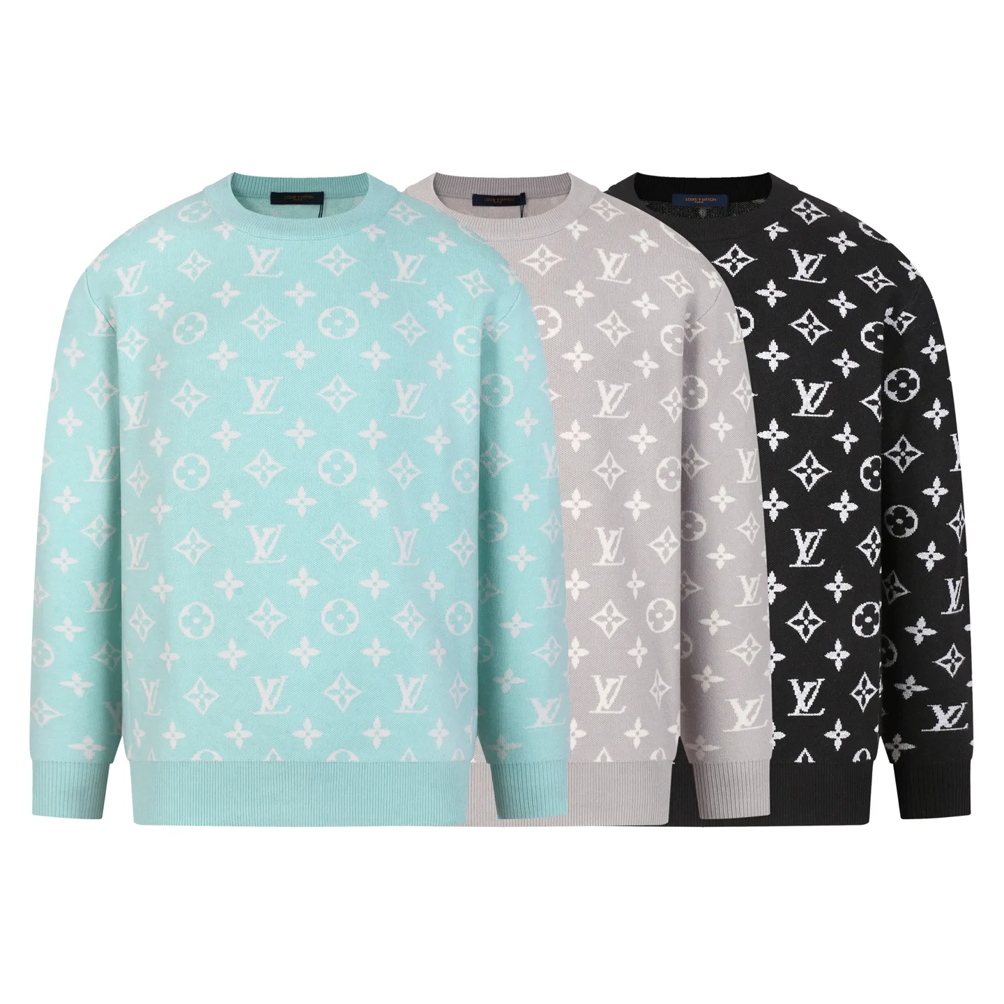 Monogram Jacquard Crew-Neck Sweater D18021629 — view 2