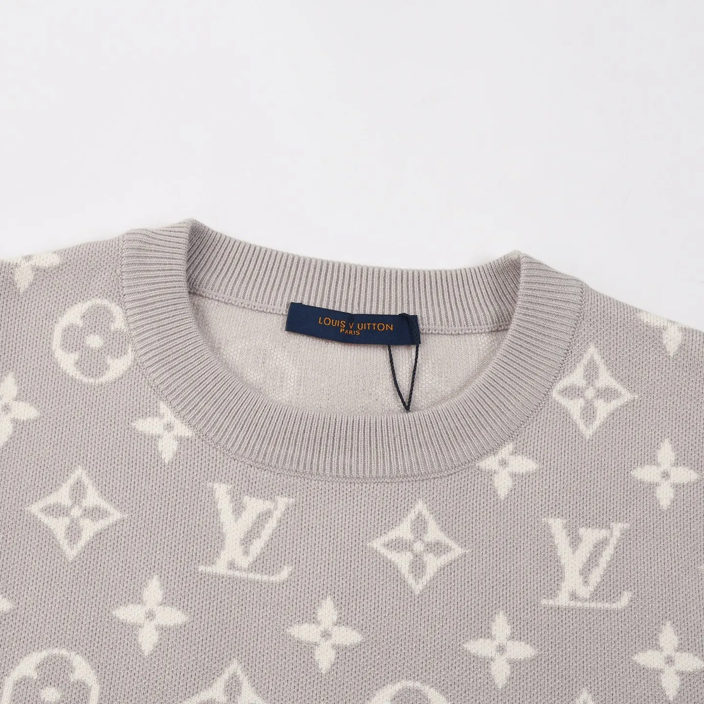 Monogram Jacquard Crew-Neck Sweater D18021629 — view 4
