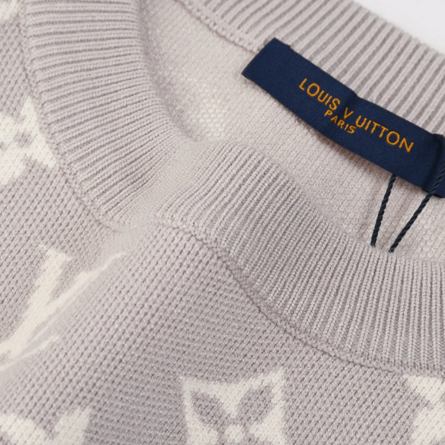 Monogram Jacquard Crew-Neck Sweater D18021629 — view 5