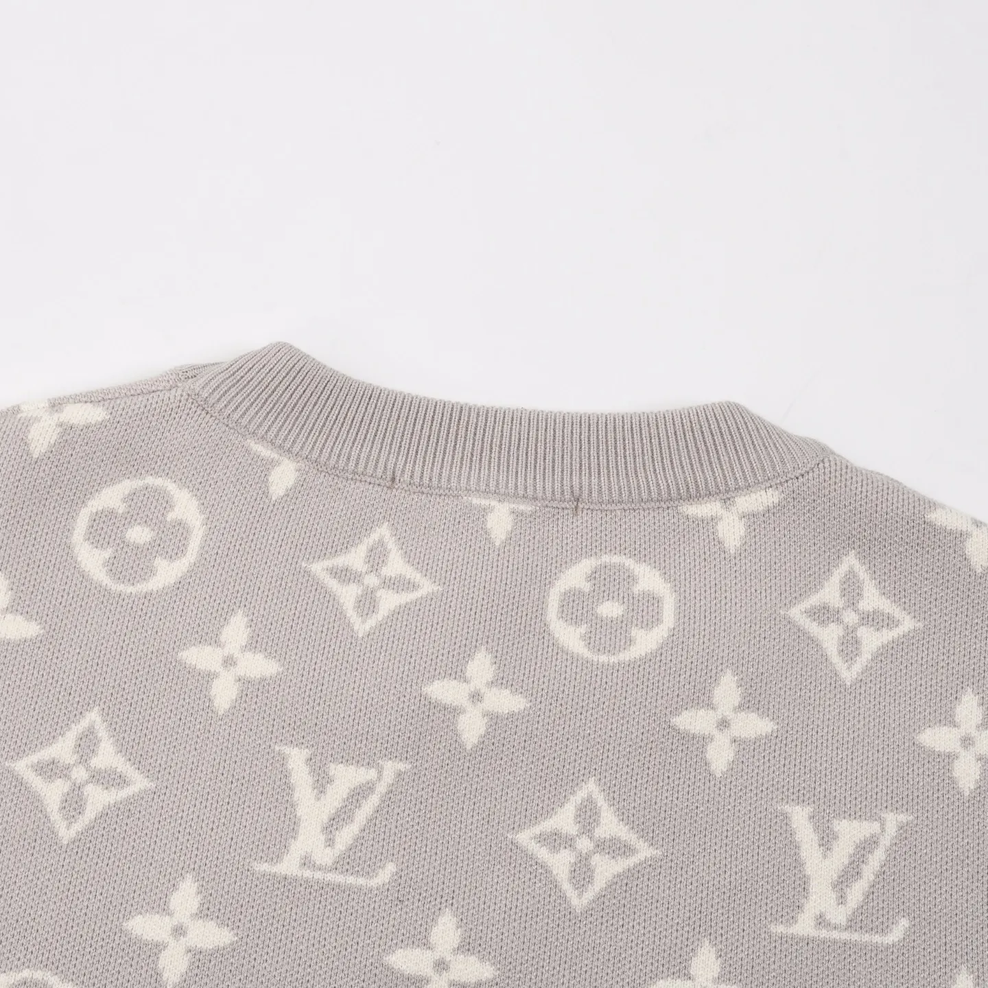 Monogram Jacquard Crew-Neck Sweater D18021629 — view 9