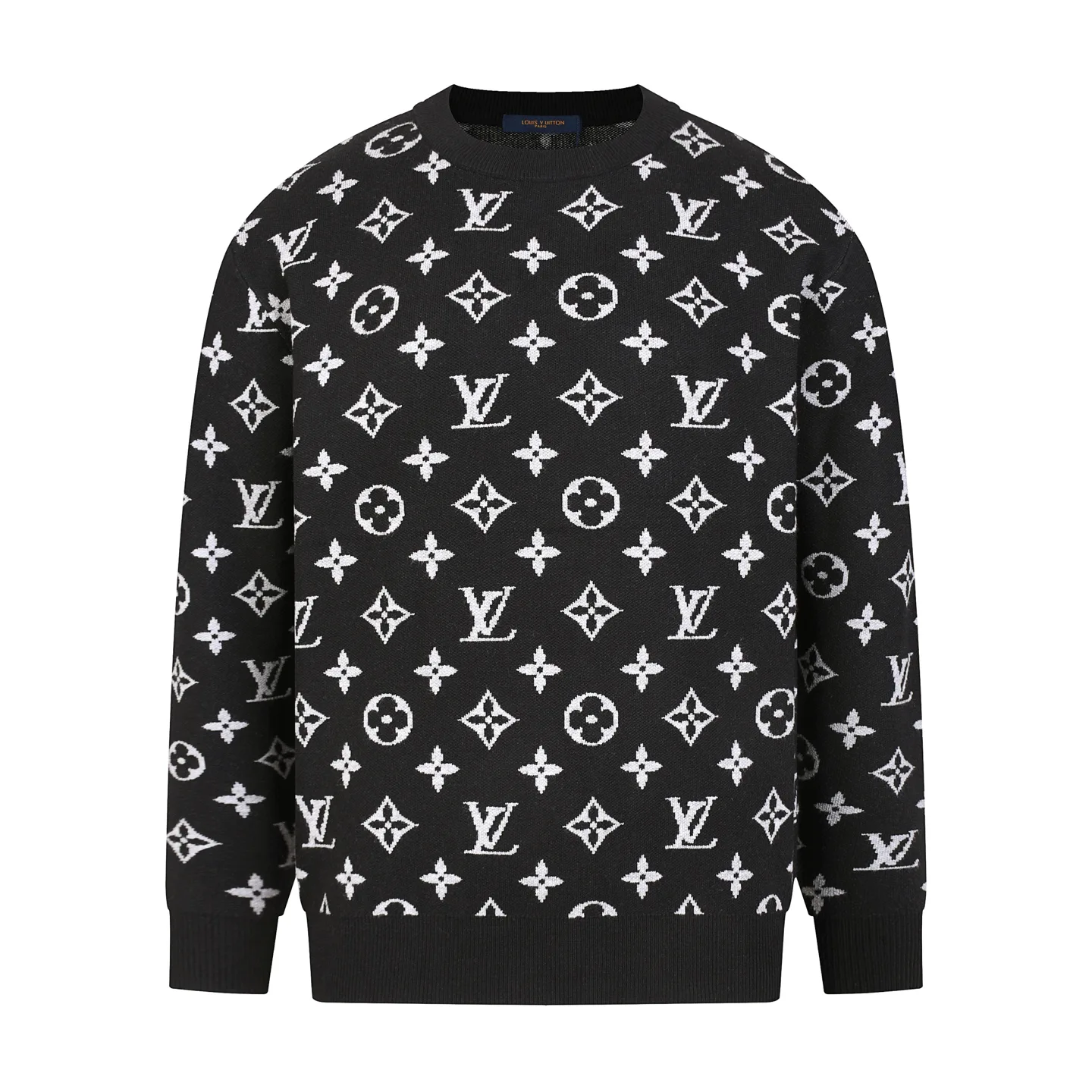 Monogram Jacquard Crew-Neck Sweater D18021631