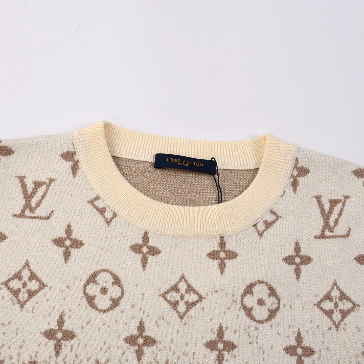 Monogram Gradient Crew-Neck Knit Sweater D18021633 — view 3