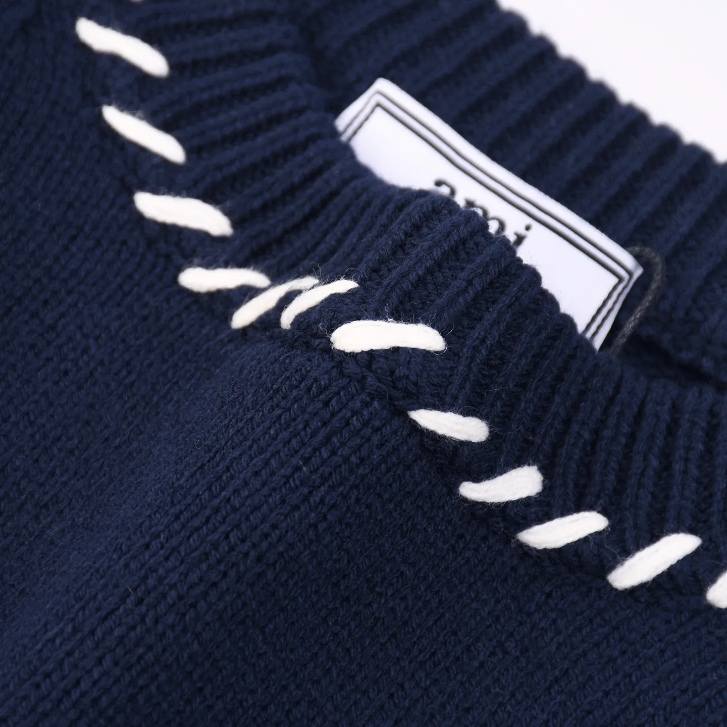 Ami de Coeur Intarsia Knit Crew-Neck Sweater D18021628 — view 10