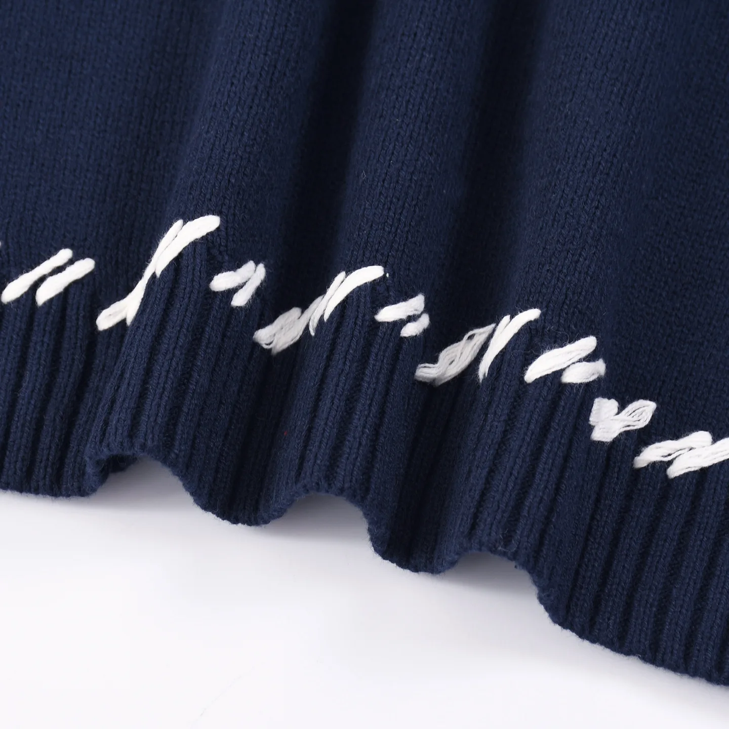 Ami de Coeur Intarsia Knit Crew-Neck Sweater D18021628 — view 11
