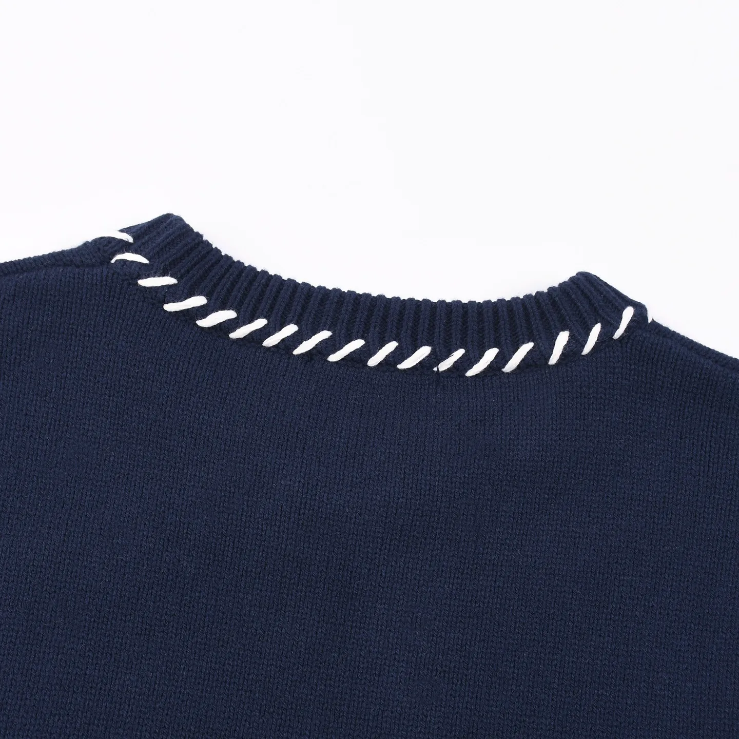 Ami de Coeur Intarsia Knit Crew-Neck Sweater D18021628 — view 12