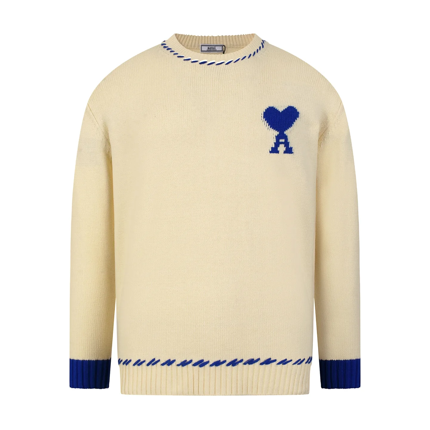 Ami de Coeur Intarsia Knit Sweater D18021627
