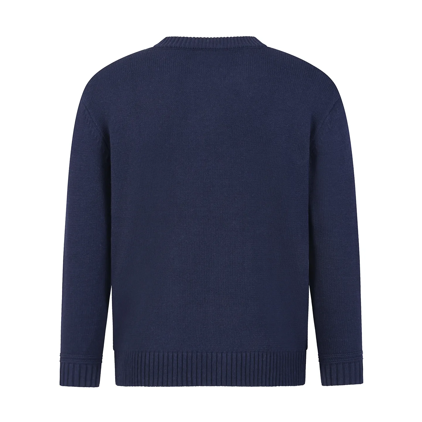 Logo-Embossed Crew-Neck Knit Sweater D18021625 — view 2