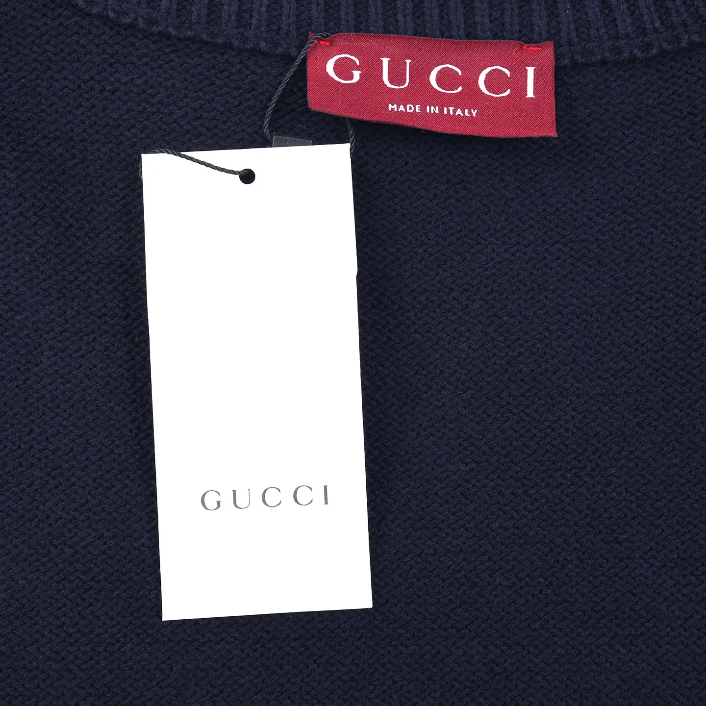 Logo-Embossed Crew-Neck Knit Sweater D18021625 — view 10
