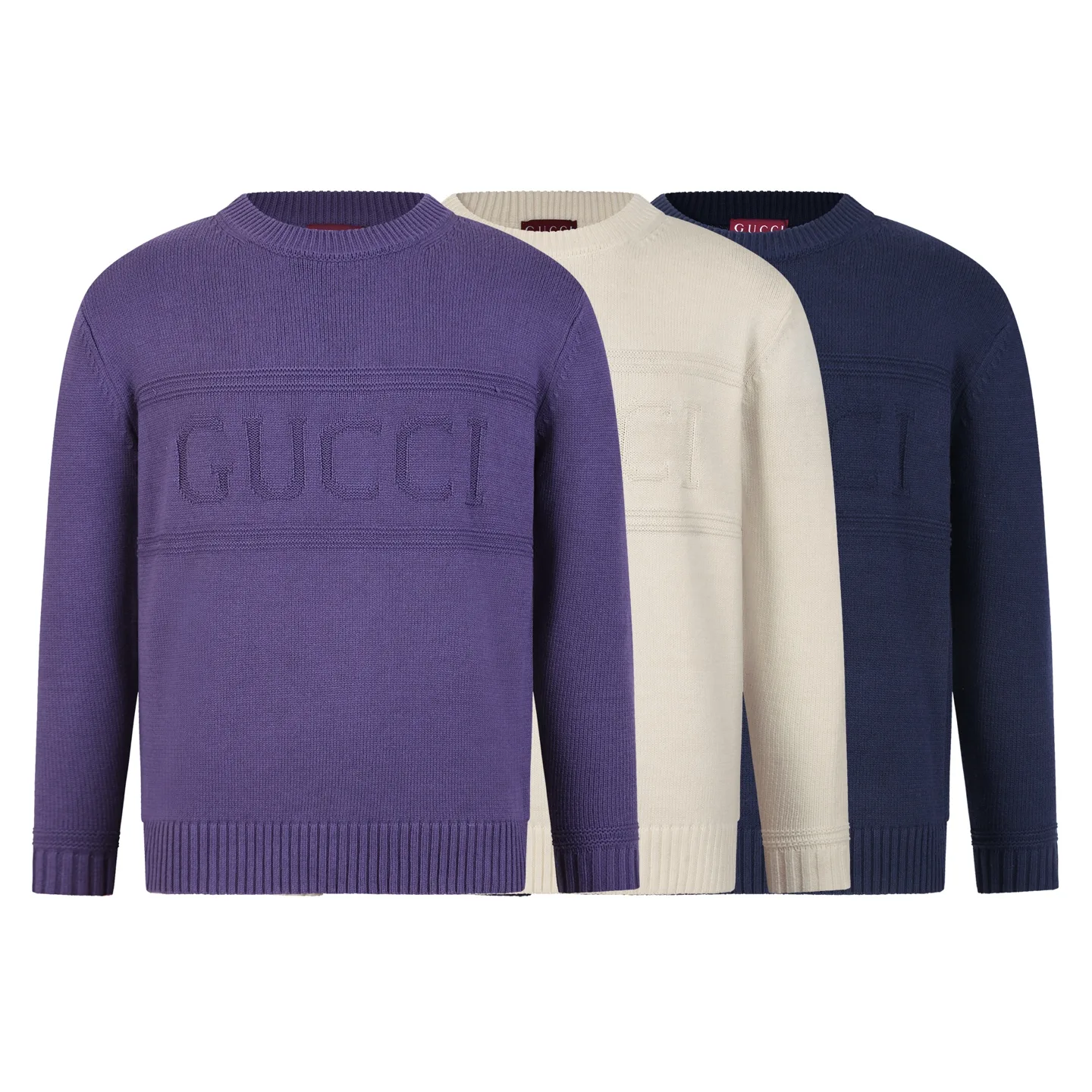 Logo-Embroidered Crew-Neck Knit Sweater D18021626 — view 2