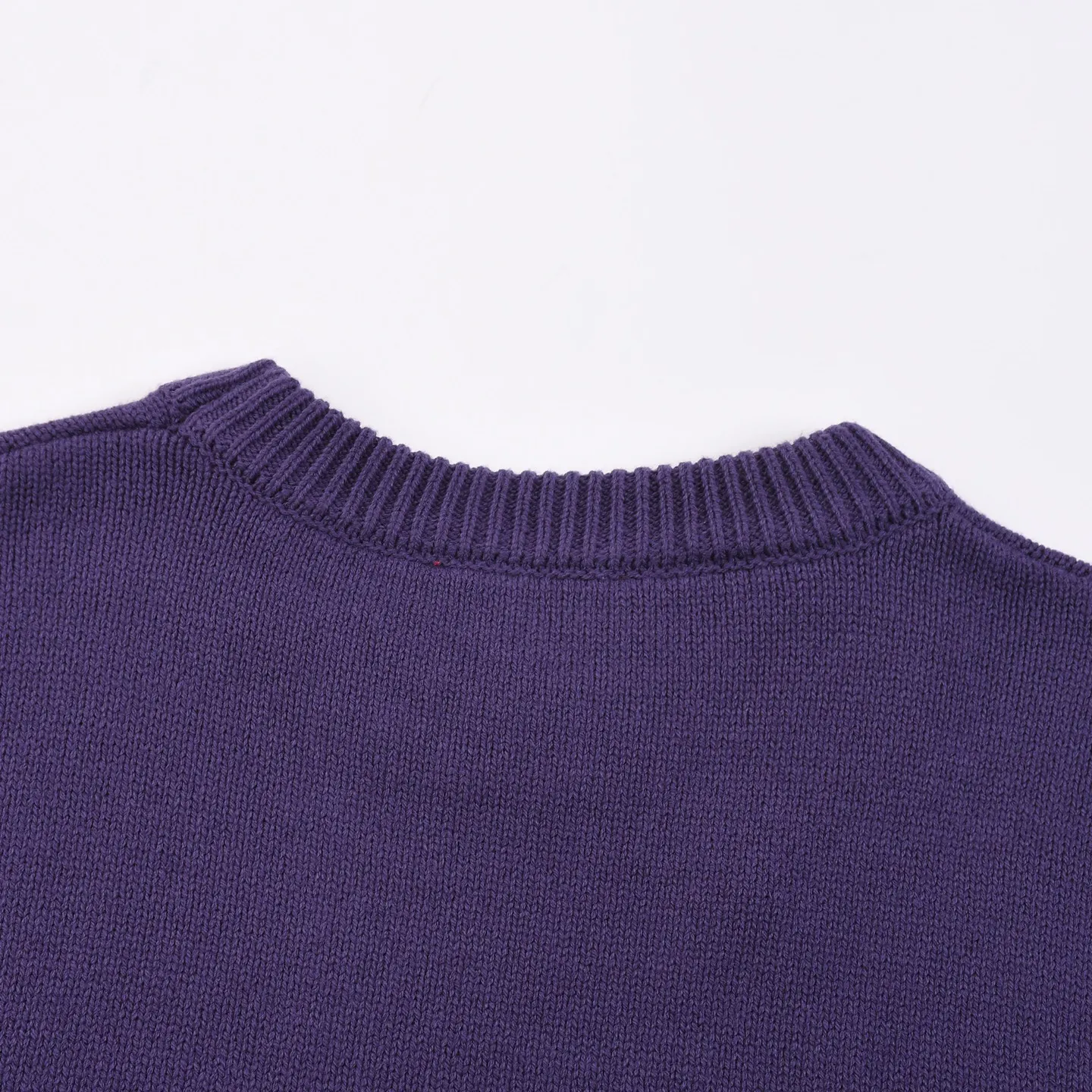 Logo-Embroidered Crew-Neck Knit Sweater D18021626 — view 12