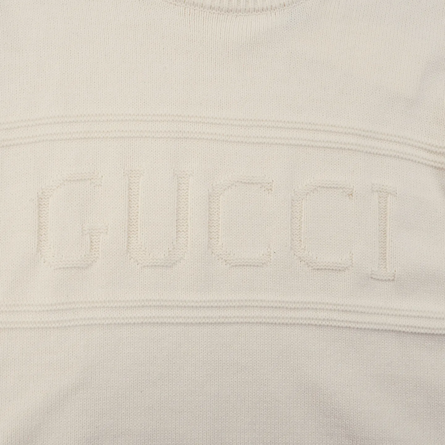 Logo-Embossed Cotton Knit Sweater D18021624 — view 6