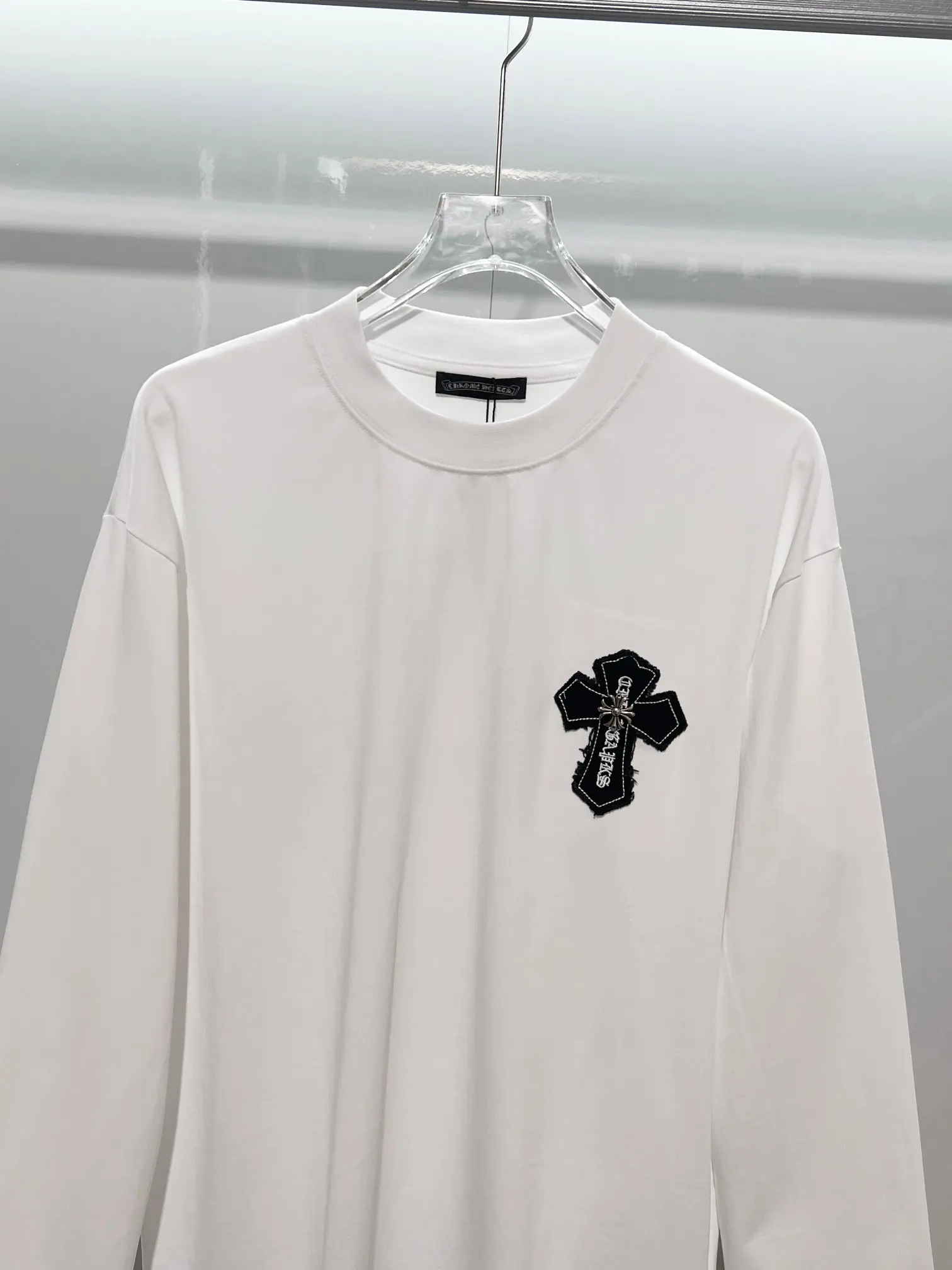 Chrome Hearts Cross Patch Long-Sleeve T-Shirt D18024181 — view 3