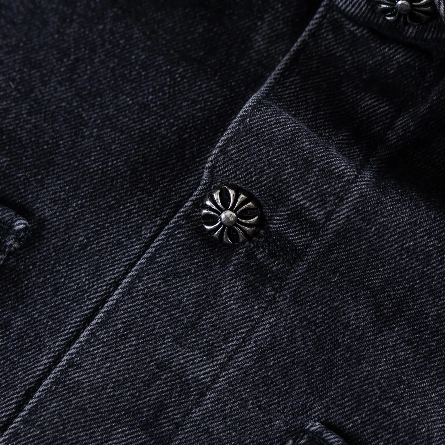 Chrome Hearts Cross Patch Washed Denim Jacket D18023902 — view 5
