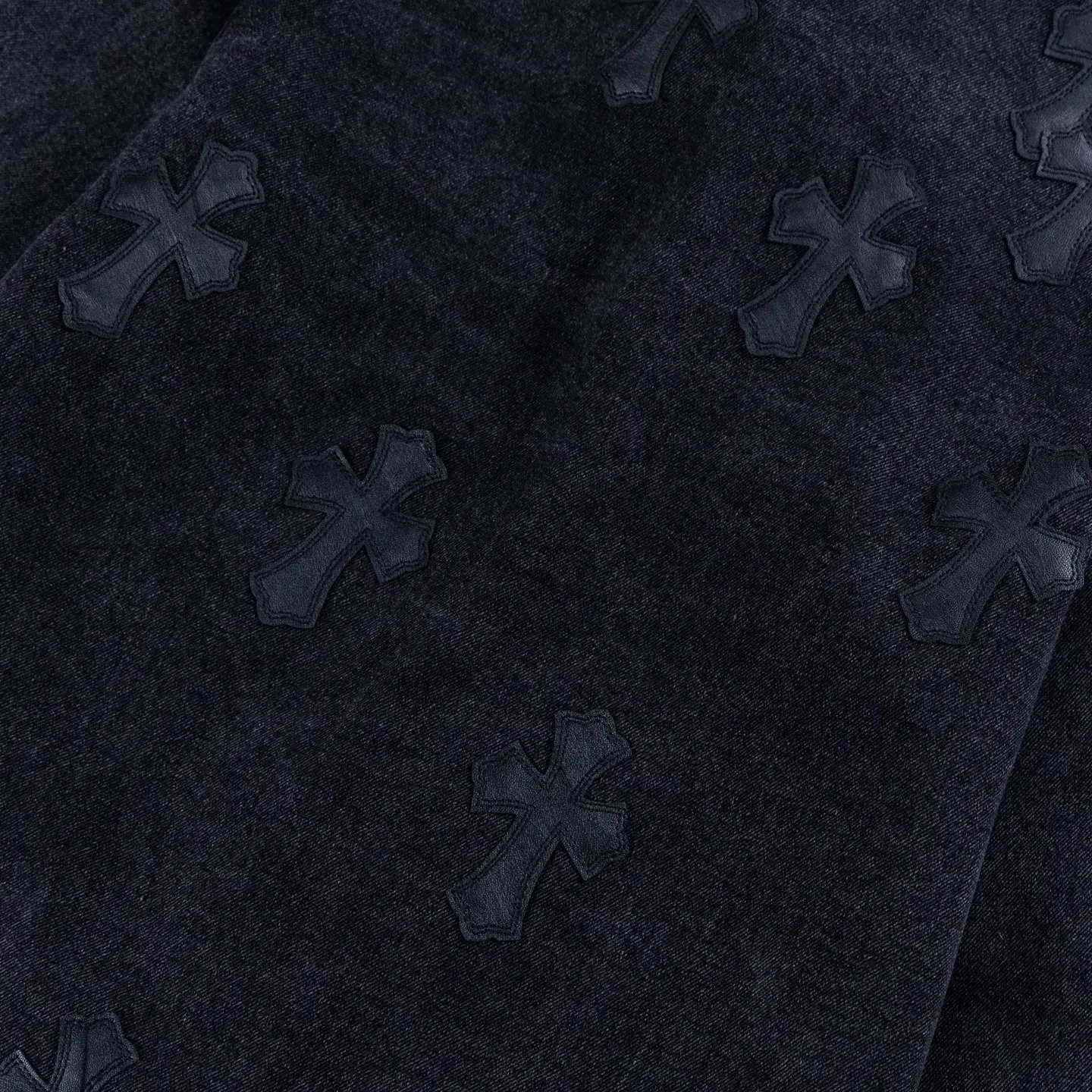 Chrome Hearts Cross Patch Washed Denim Jacket D18023902 — view 9