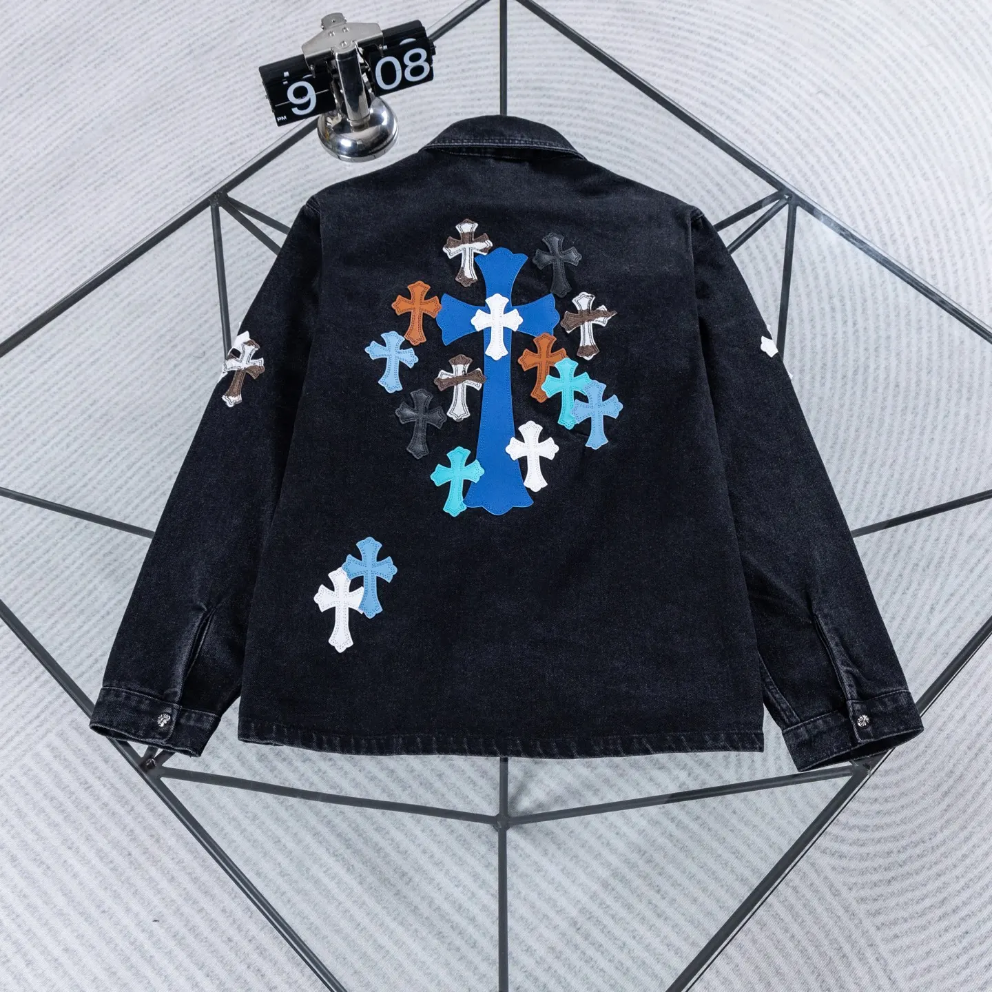 Chrome Hearts Cross Patch Denim Jacket D18023901 — view 3