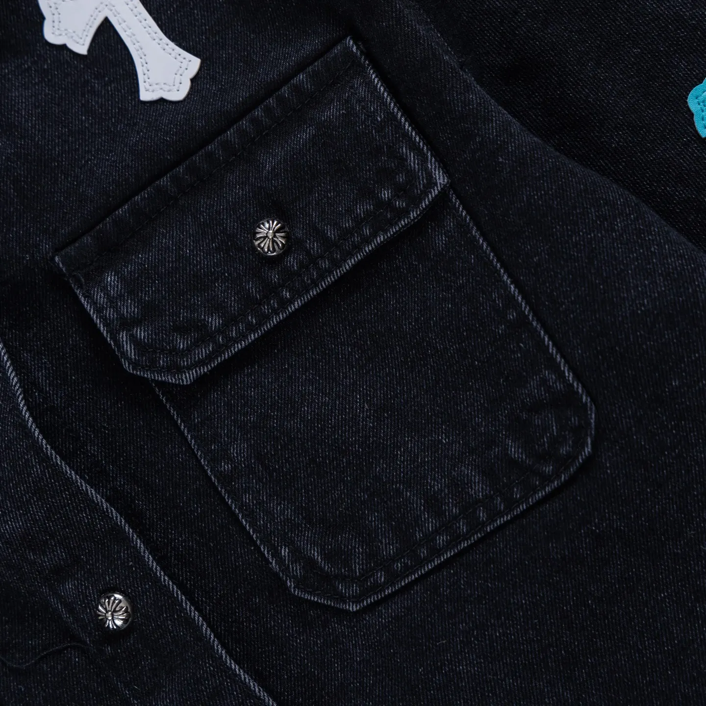 Chrome Hearts Cross Patch Denim Jacket D18023901 — view 5