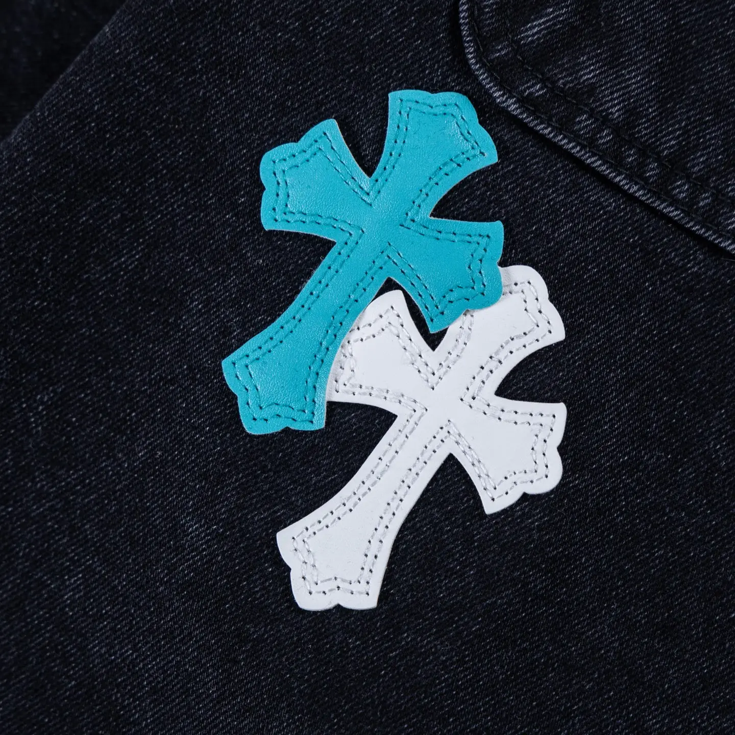 Chrome Hearts Cross Patch Denim Jacket D18023901 — view 6