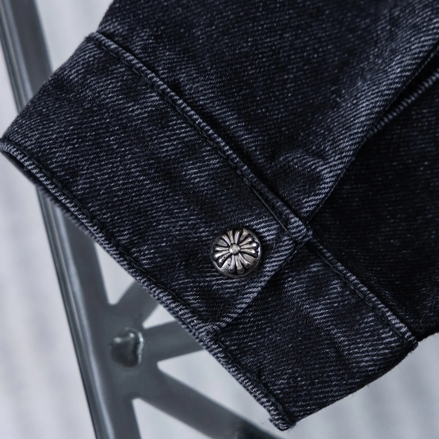 Chrome Hearts Cross Patch Denim Jacket D18023901 — view 10