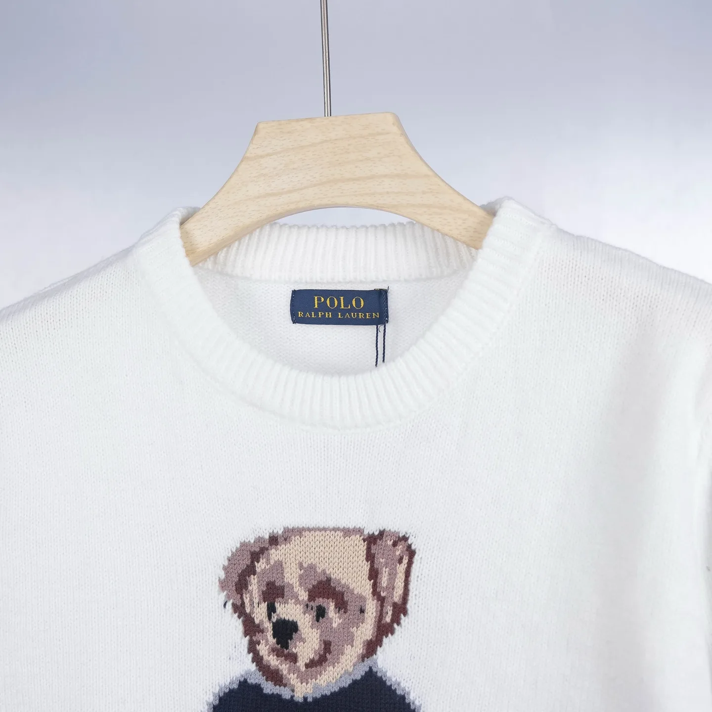 Polo Bear Cotton-Linen Sweater D18023082 — view 5