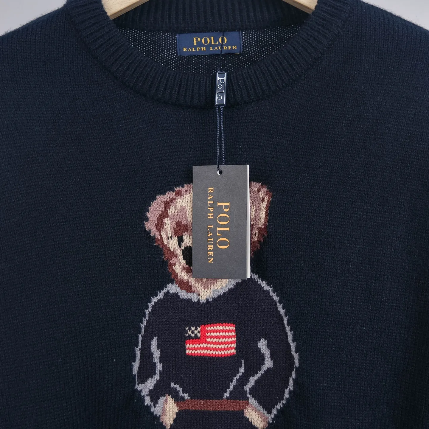 Polo Bear Cotton-Linen Sweater D18023082 — view 9