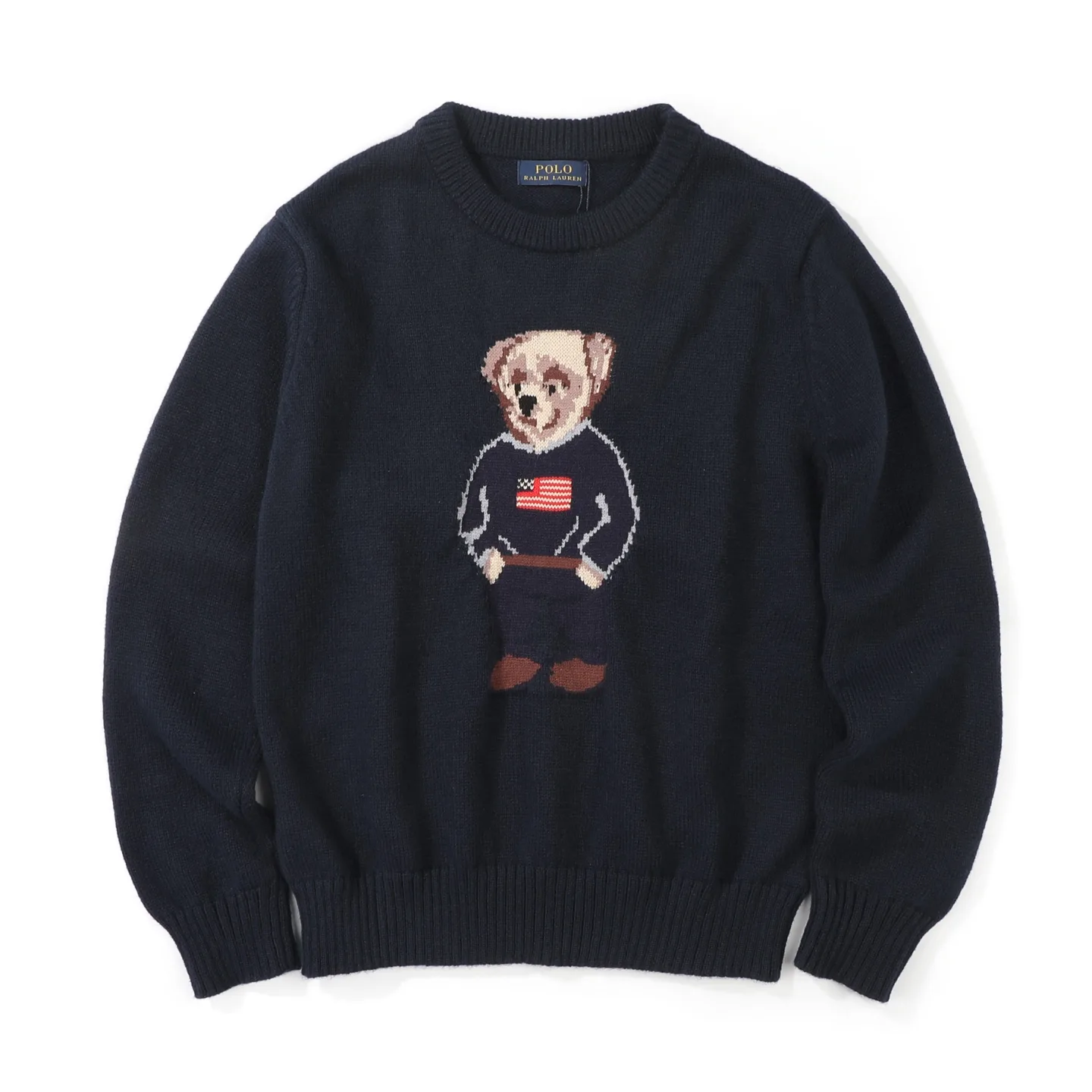 Polo Bear Cotton-Linen Intarsia Sweater D18023083 — view 2