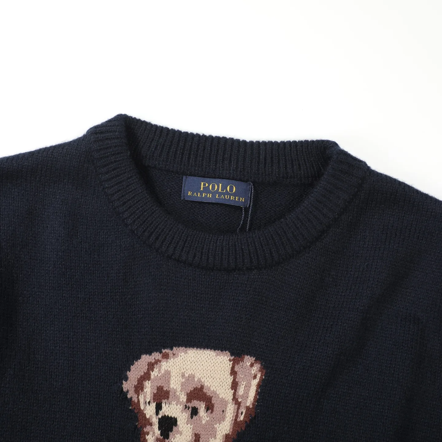 Polo Bear Cotton-Linen Intarsia Sweater D18023083 — view 4