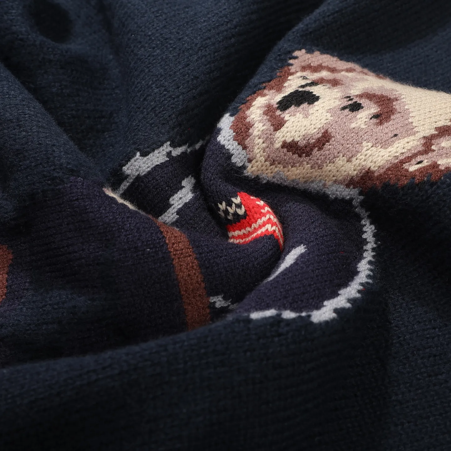 Polo Bear Cotton-Linen Intarsia Sweater D18023083 — view 11