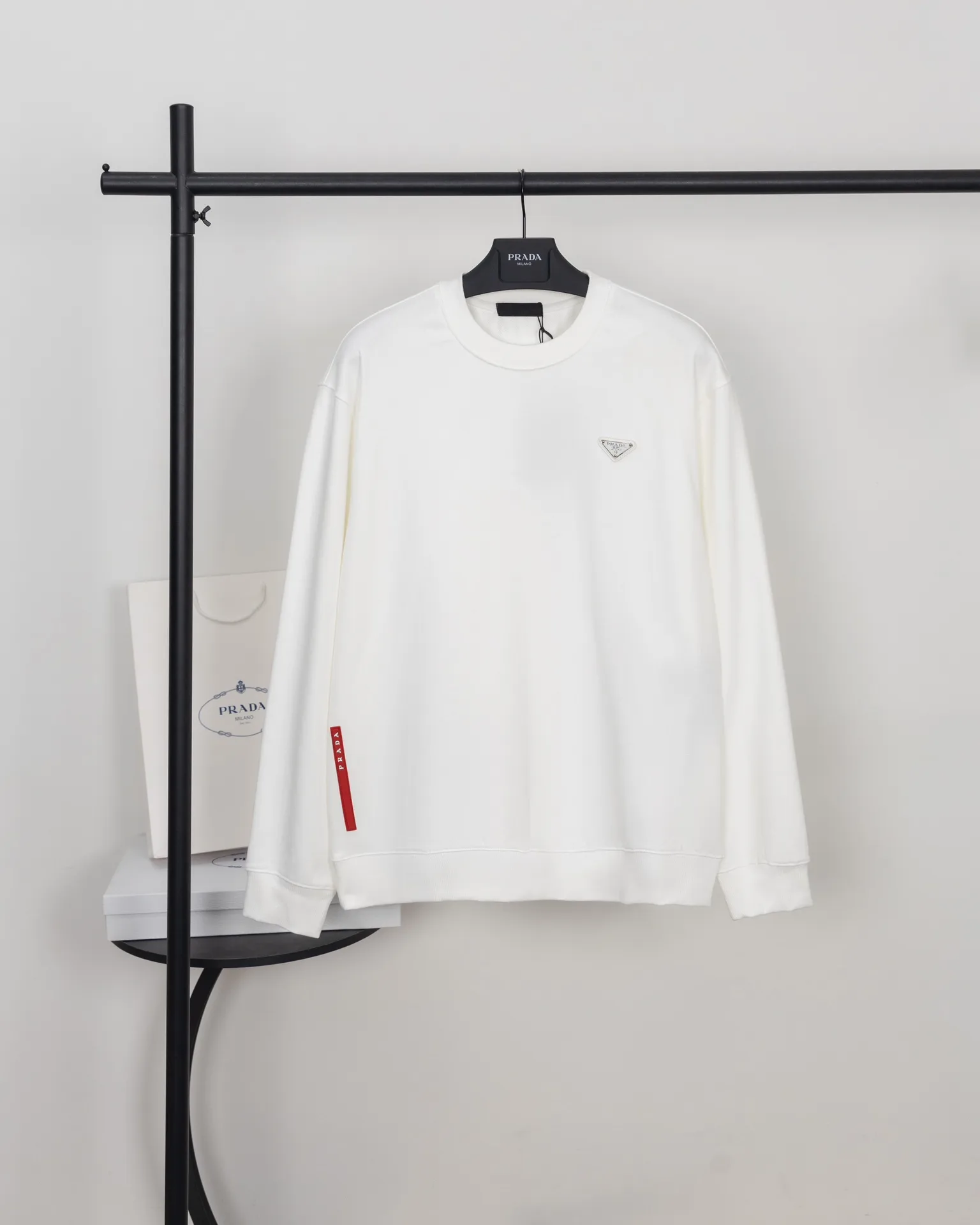 Logo-Appliqué Cotton-Terry Sweatshirt D18021180