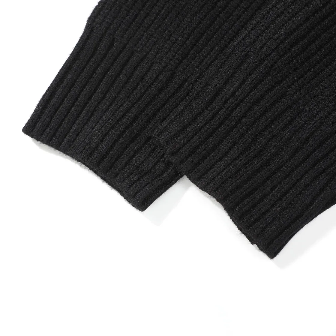 Logo Embroidered Zip-Up Ribbed Cardigan D18023087 — view 10