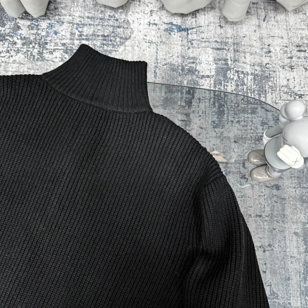 Logo-Embroidered Zip-Up Ribbed Knit Cardigan D18023086 — view 5