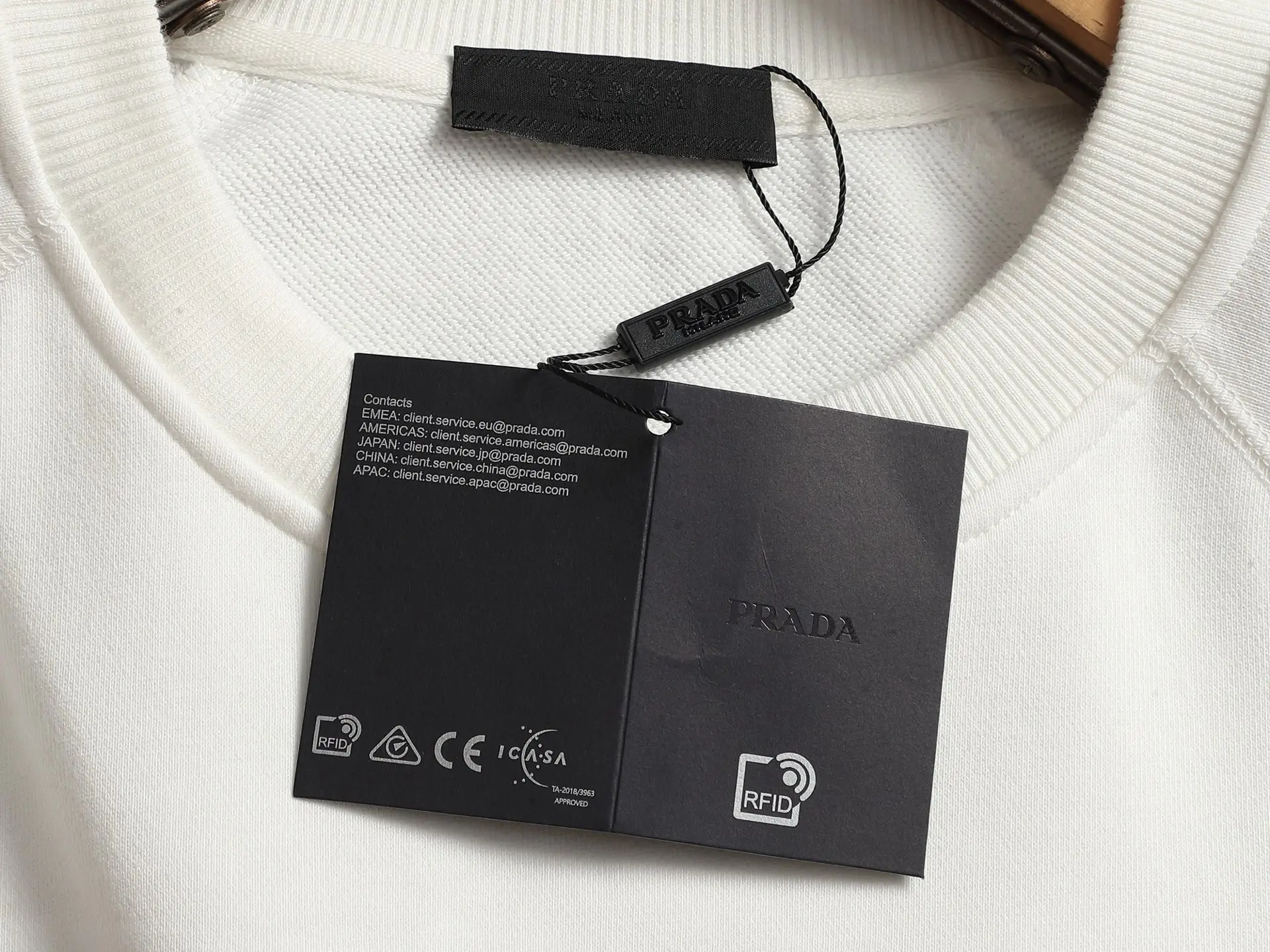 Logo-Embroidered Cotton-Blend Sweatshirt D18521501 — view 5