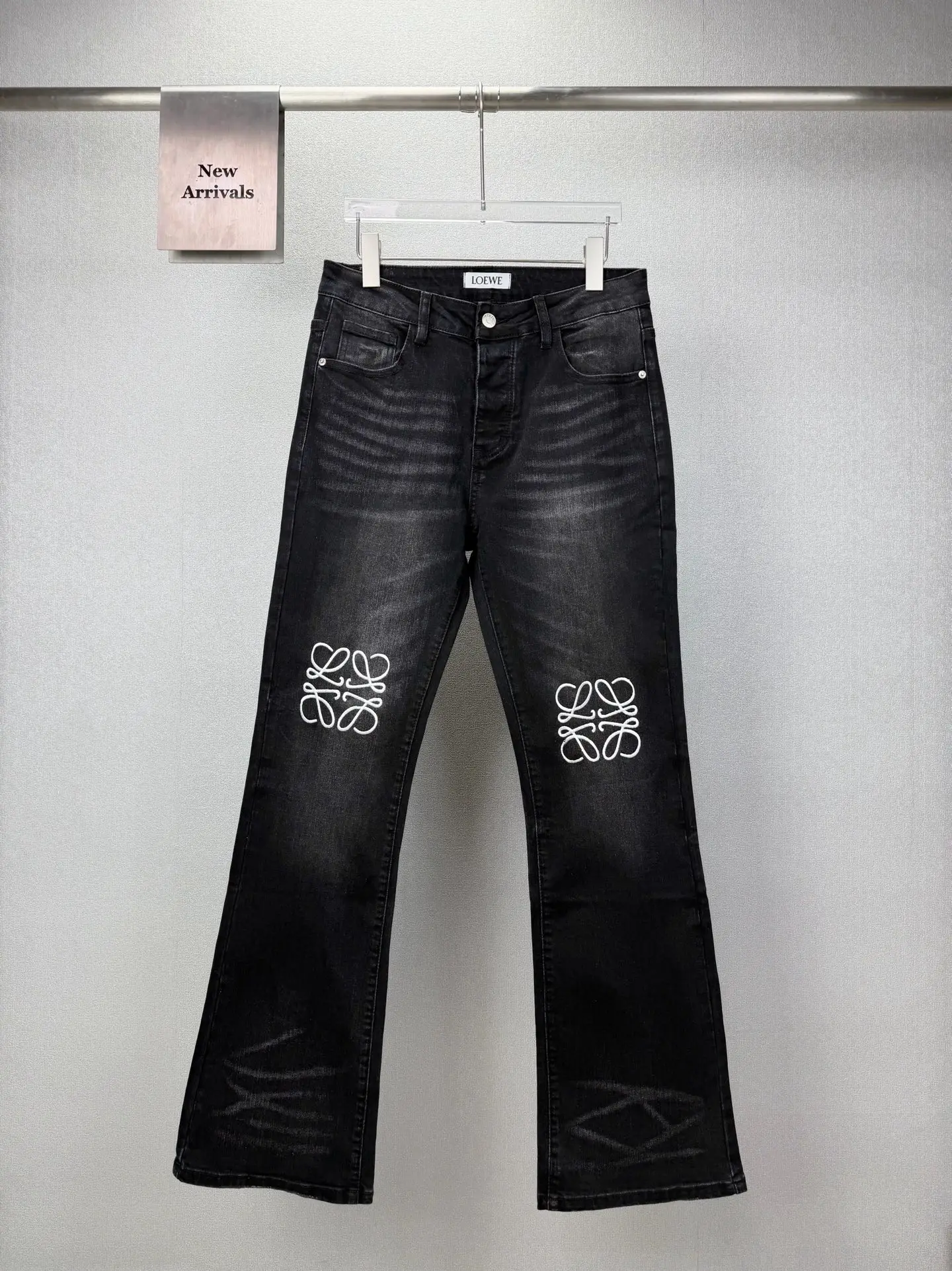 Anagram Embroidered Flared Jeans D18522699