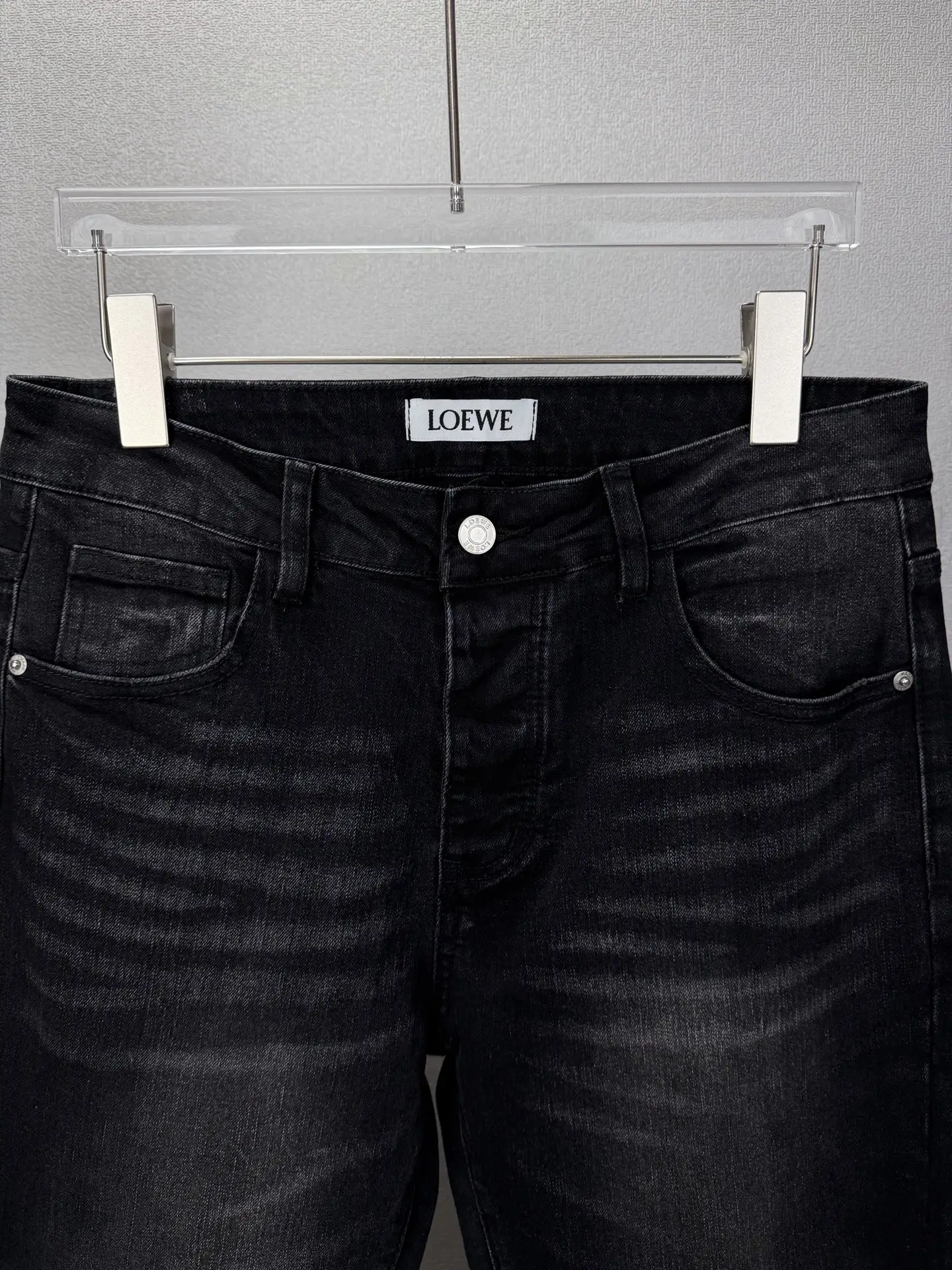 Anagram Embroidered Flared Jeans D18522699 — view 3