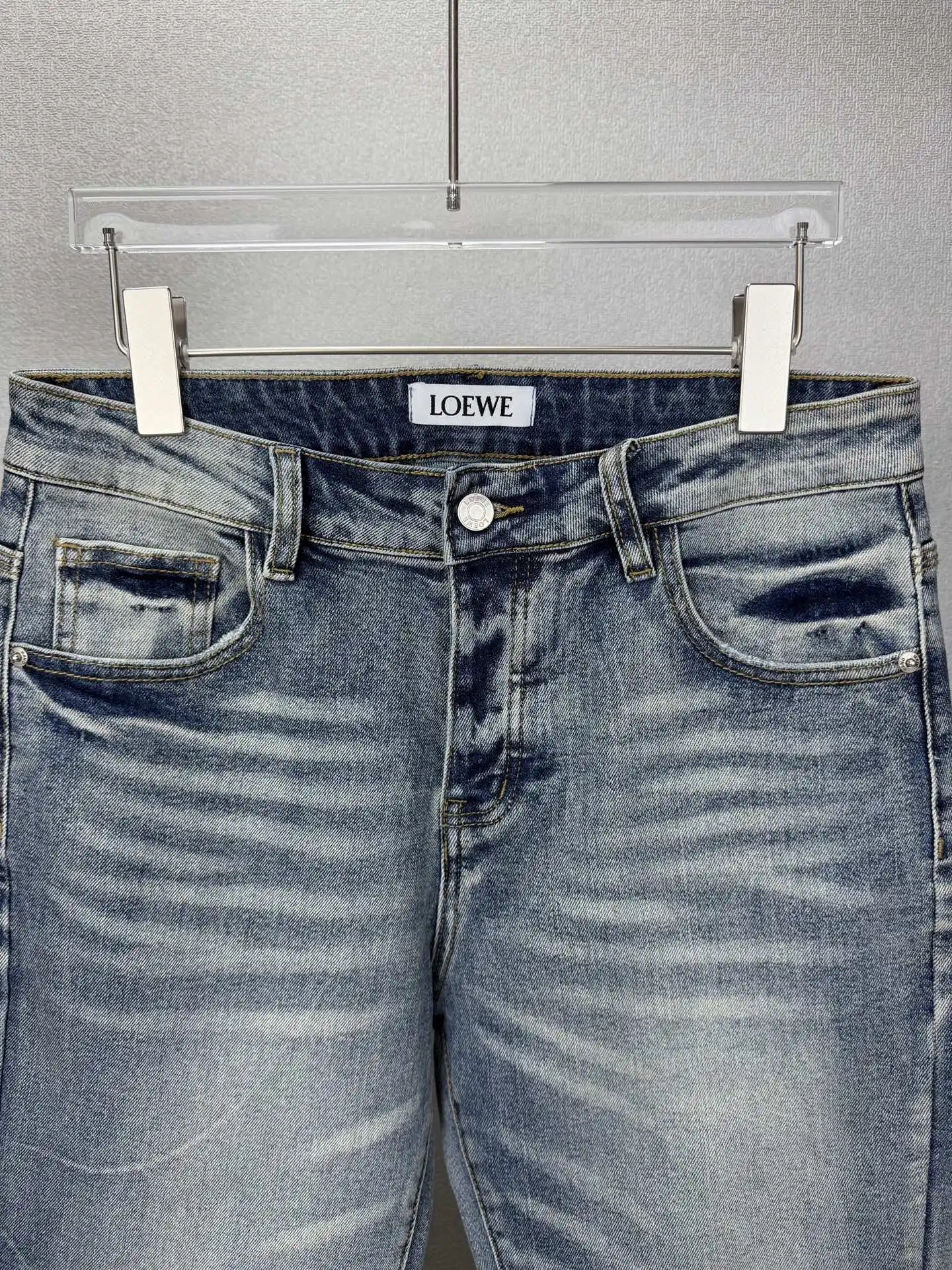 Anagram Embroidered Flared Jeans D18522698 — view 3