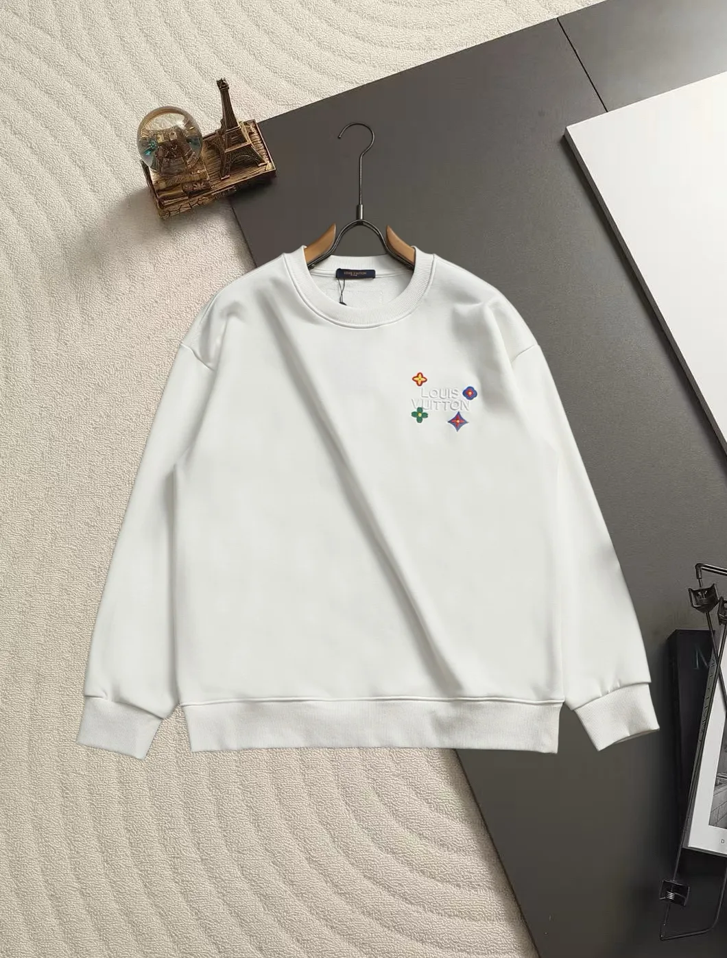 Embroidered Logo Crew-Neck Sweatshirt D18521498