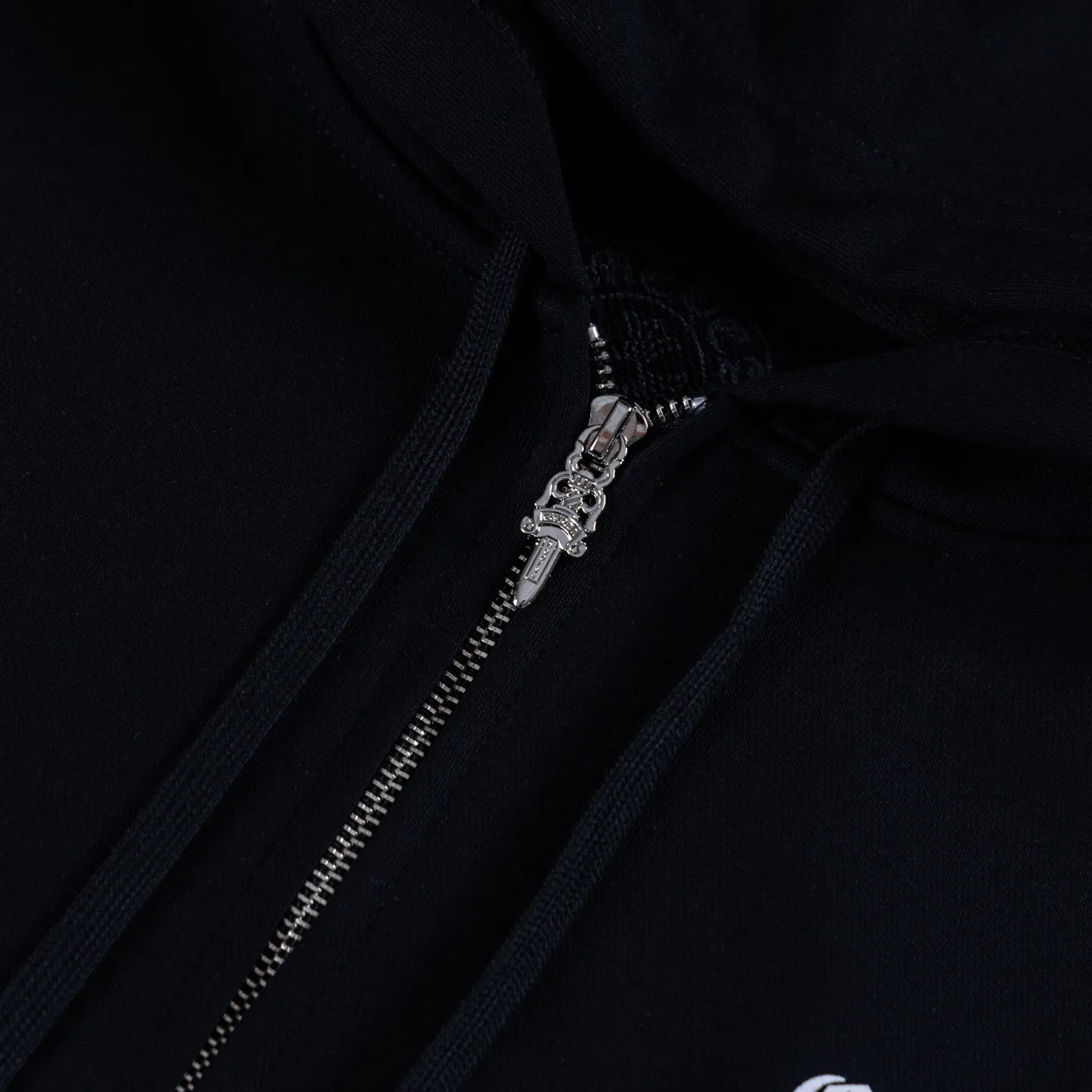 Logo-Print Zip-Up Cotton Hoodie D18522742 — view 5