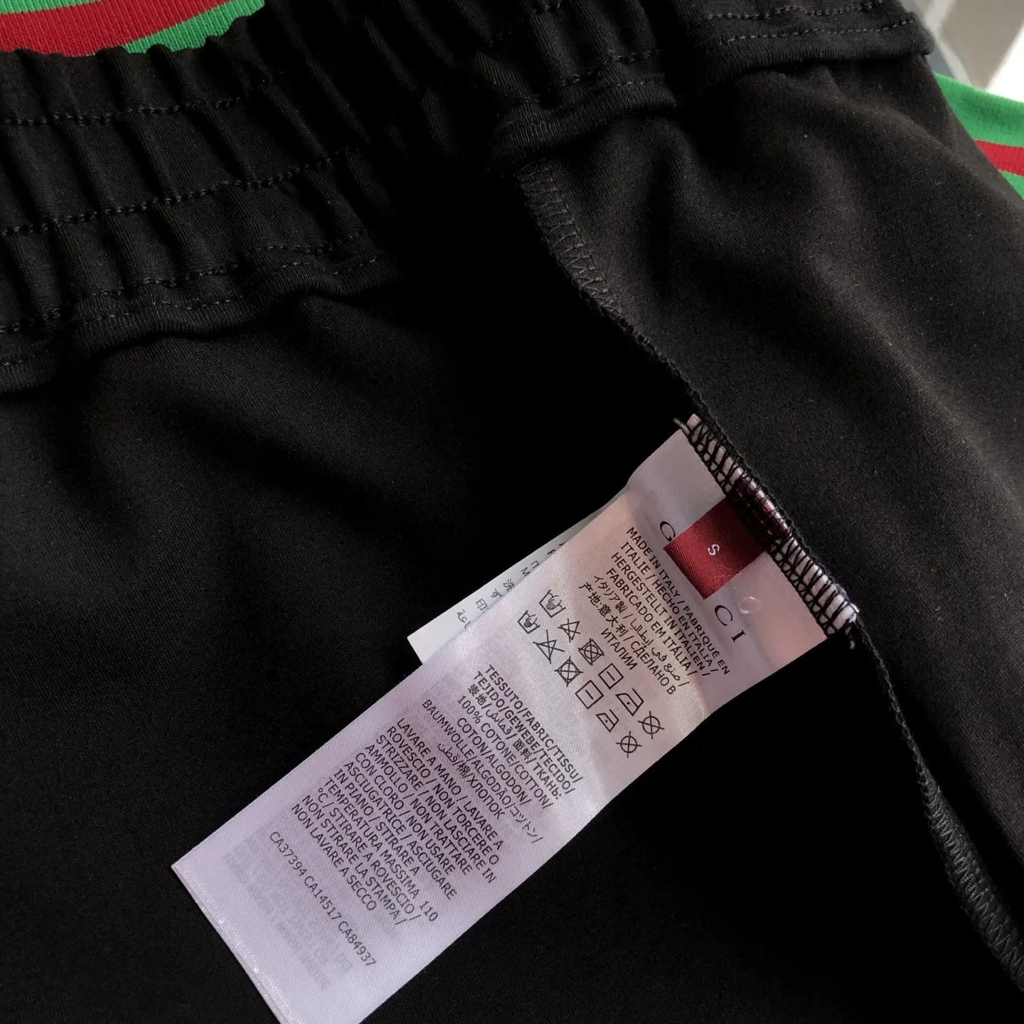 Web-Stripe Trimmed Cargo Sweatpants D18521378 — view 8