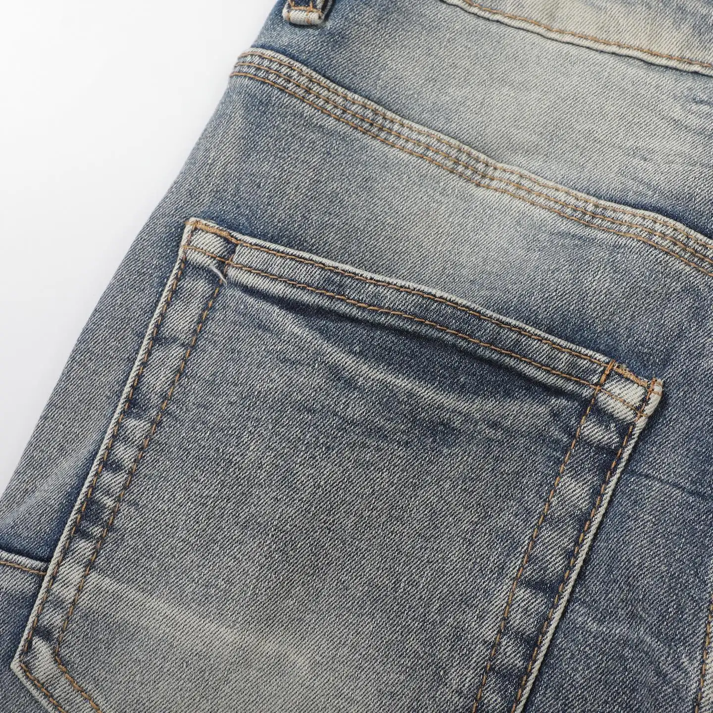 Distressed Slim-Fit Graphic Patch Jeans D18523106 — view 11