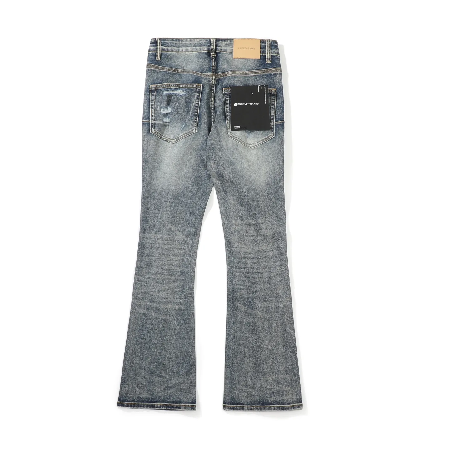 Purple Brand Distressed Flare-Leg Jeans D18523098 — view 2