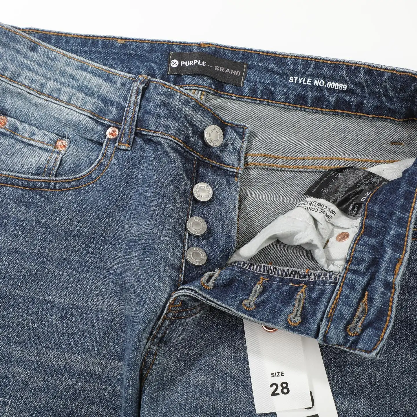 Distressed Flare-Leg Jeans D18523104 — view 6