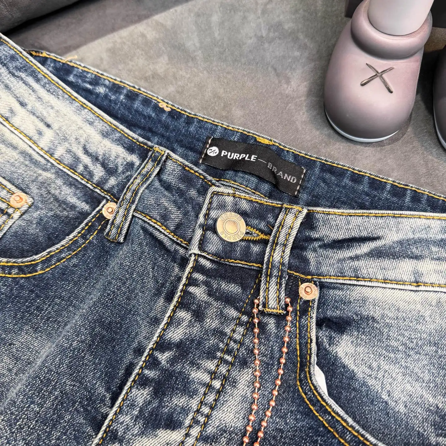 Distressed Flare-Leg Jeans D18523099 — view 4