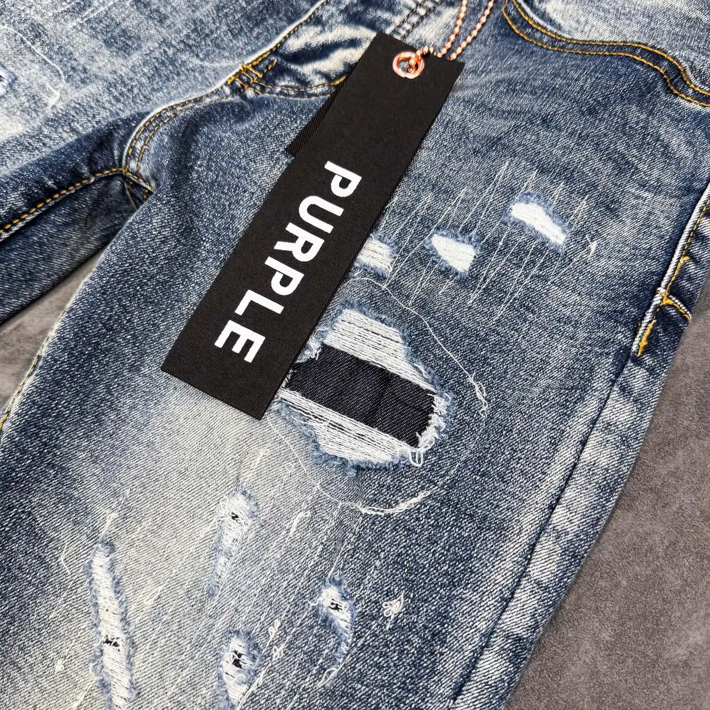 Distressed Flare-Leg Jeans D18523099 — view 9