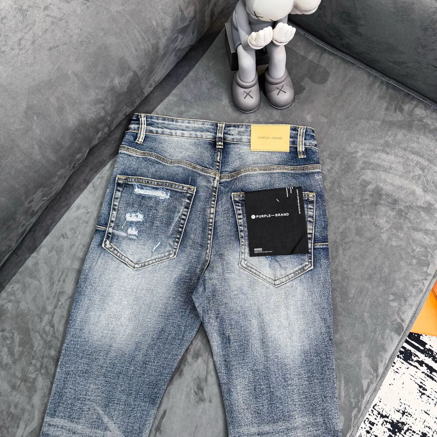 Distressed Flare-Leg Jeans D18523099 — view 12