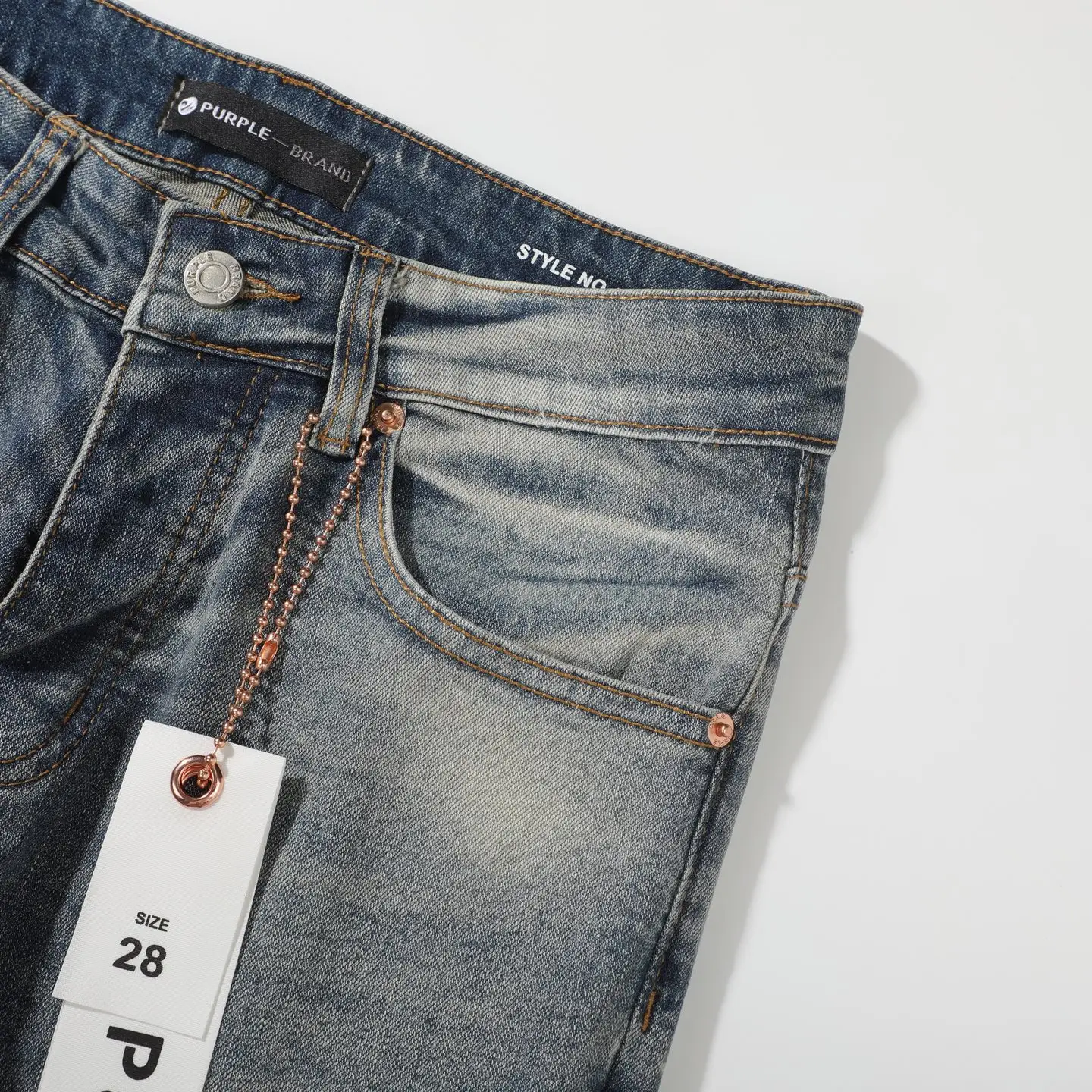 Distressed Patchwork Flared Jeans D18523100 — view 5