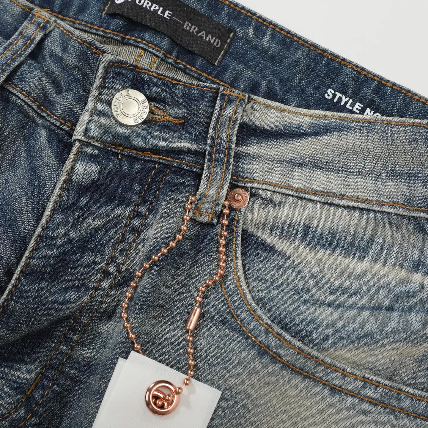 Distressed Patchwork Flared Jeans D18523100 — view 9