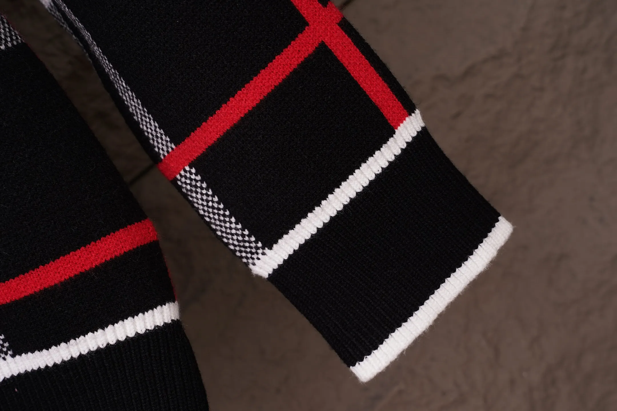 Check Intarsia Wool and Mohair-Blend Sweater D19021107 — view 10
